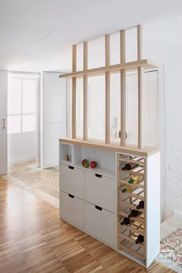 柜貓|酒柜設計|隔斷式酒柜