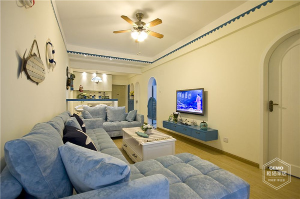 地中海風沙發設計